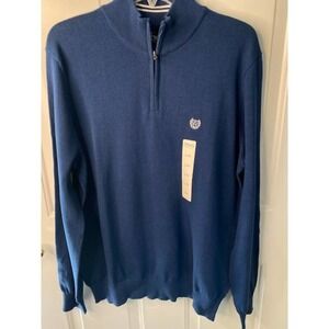 Chaps Ralph Lauren Sport 1/4 Zip Sweater Sz L NWTs
